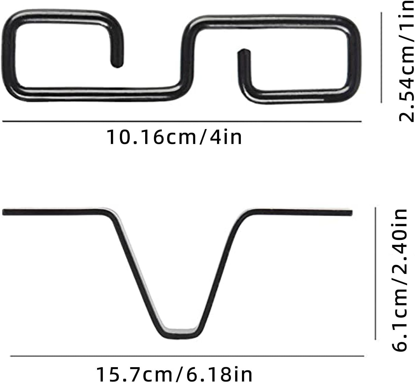 Rain Chains Adapter | Professional V-Shaped Rain Chain Gutter Adaptor for Rain Chain Installation | Rain Chain Hook Adapter for outside Rainy Days B/ image number 2