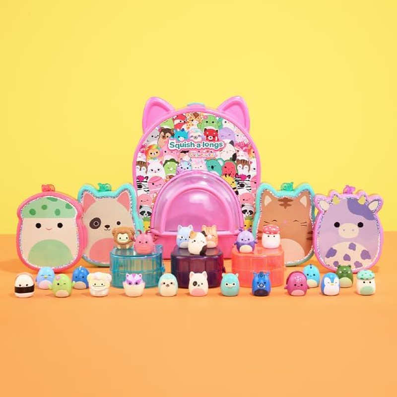 Squishmallows Squishalongs Stuffed Animals and Plush Toys, 2.5 Cm Size, Assorted (Pack of 8) image number 1