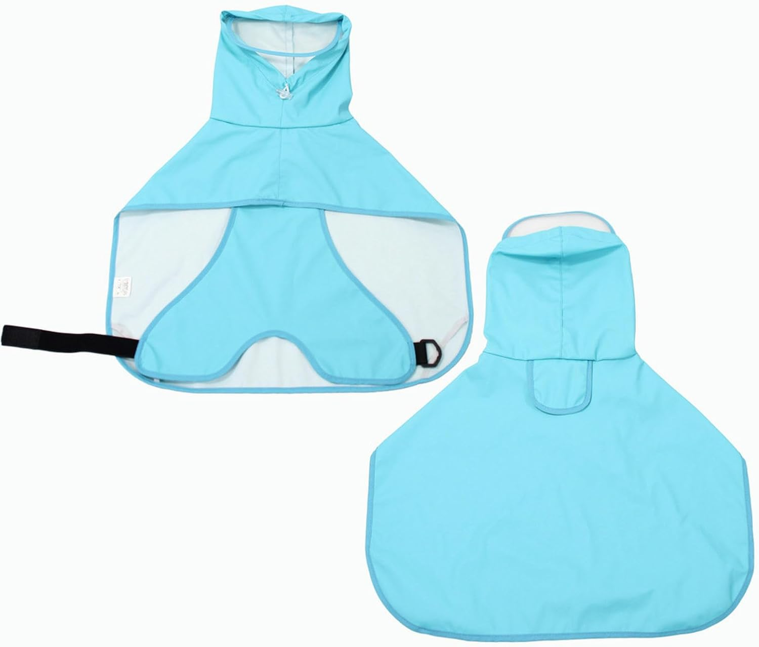 IUOUTG Waterproof Dog Raincoats with Hood Breathable Adjustable Dog Rain Jacket with Leash Hole Snowproof Windproof Dog Poncho Pet Coat for Large Medium Dogs