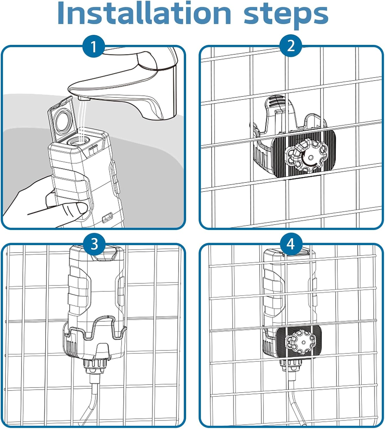 Small Animal Water Bottle [10Mm Spout, 900Ml] Hanging Water Dispenser Feeder Cage Crate Hutch Bunny Puppy Cat Rabbit Chinchilla Ferret Guinea Pigs Squirrel Hedgehog image number 6