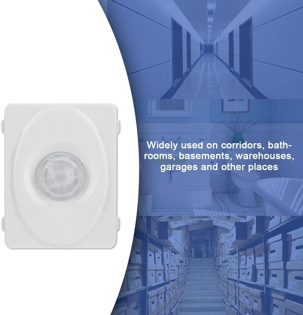 Sensor,Richer-R 12V Automatic Adjustable Infrared PIR Motion Sensor with Adjustable Range Button,Human Body Induction for LED Light Wide Applications image number 3