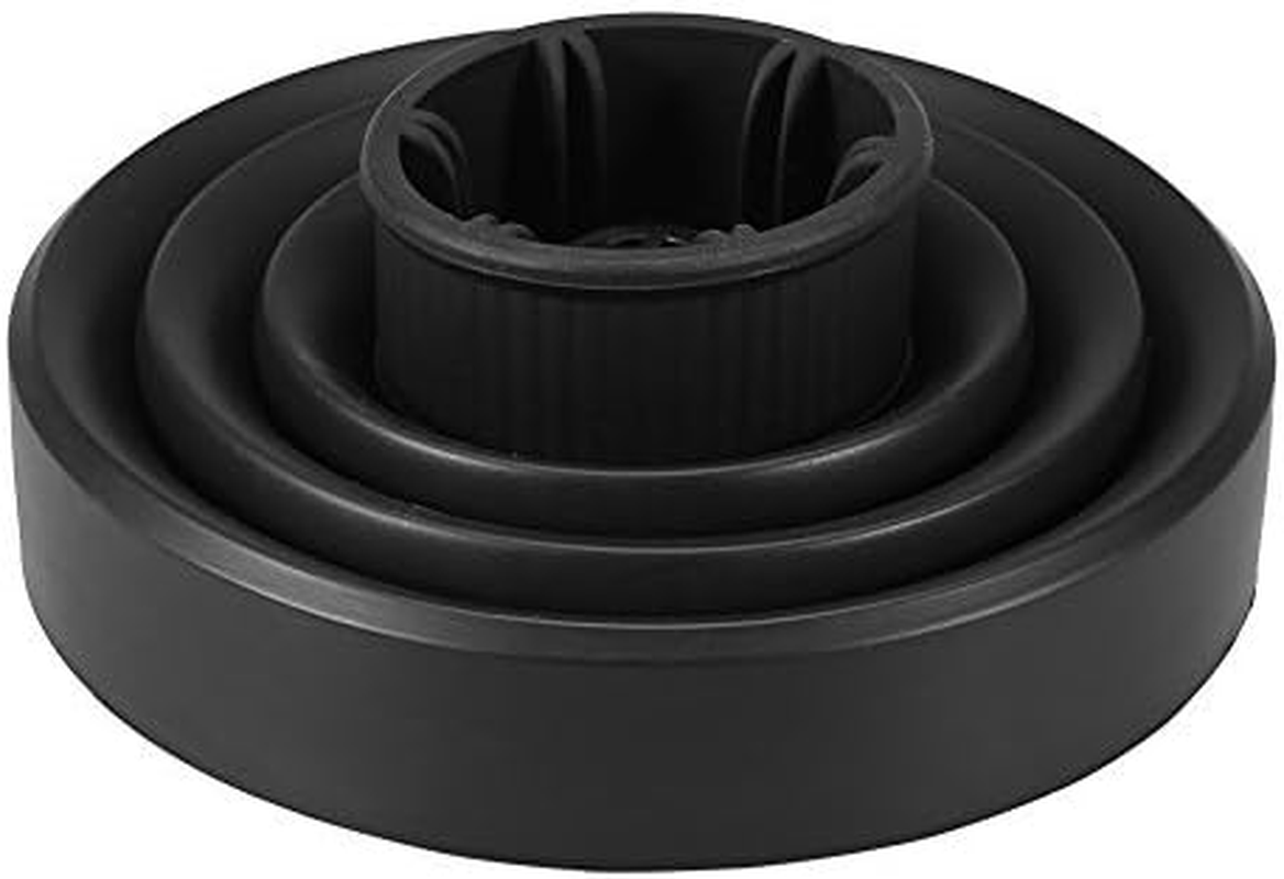 Silicone Hairdryer Diffuser Folding Hair Blower Professional Salon Hairdressing Styling Tool Universal Hood Cover Black image number 4