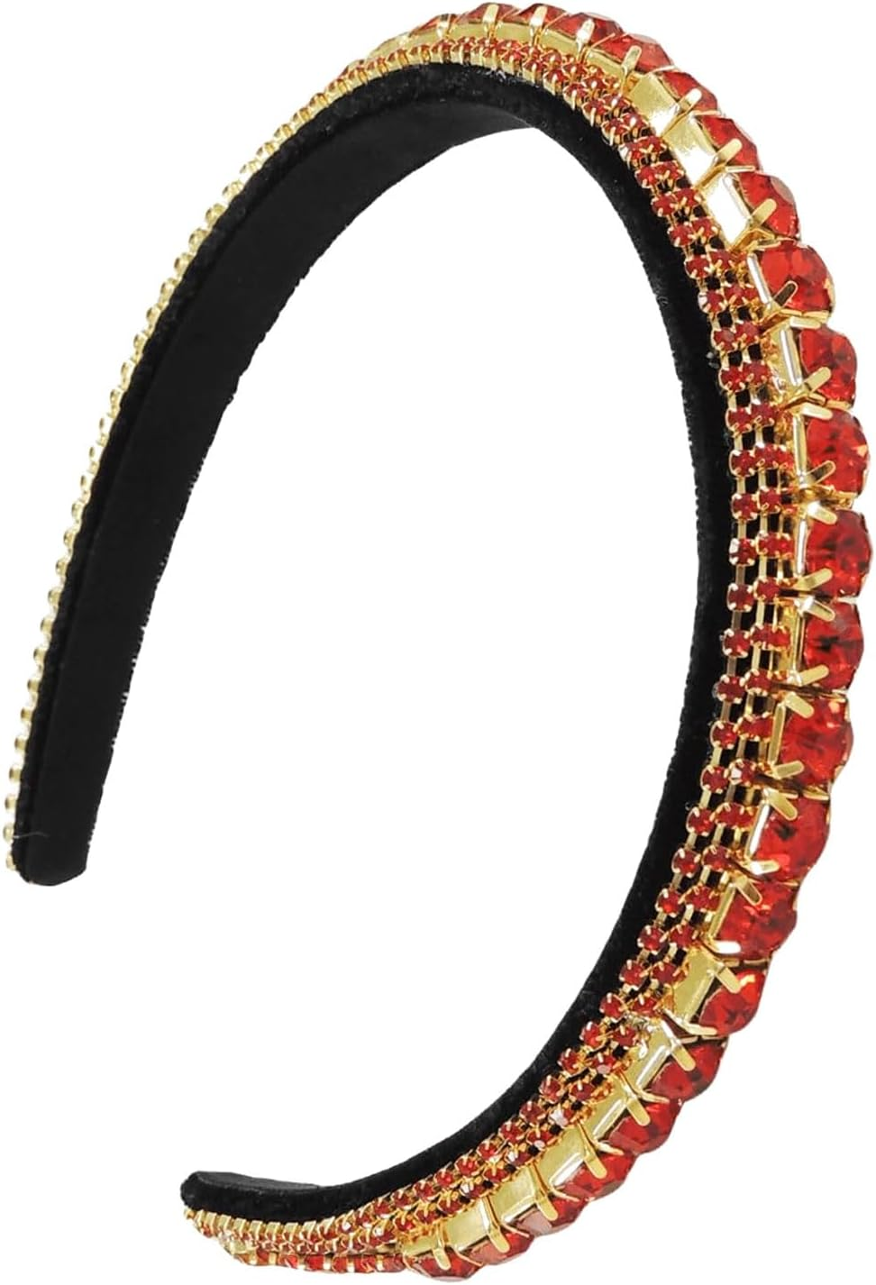 IPNSDON 1 Hair Band Hair Band for Girls Non-Slip Hair Band Crystal Hair Band Non-Slip Hairband for Women Glitter Hair Band for Girls Party and Daily Decoration image number 4