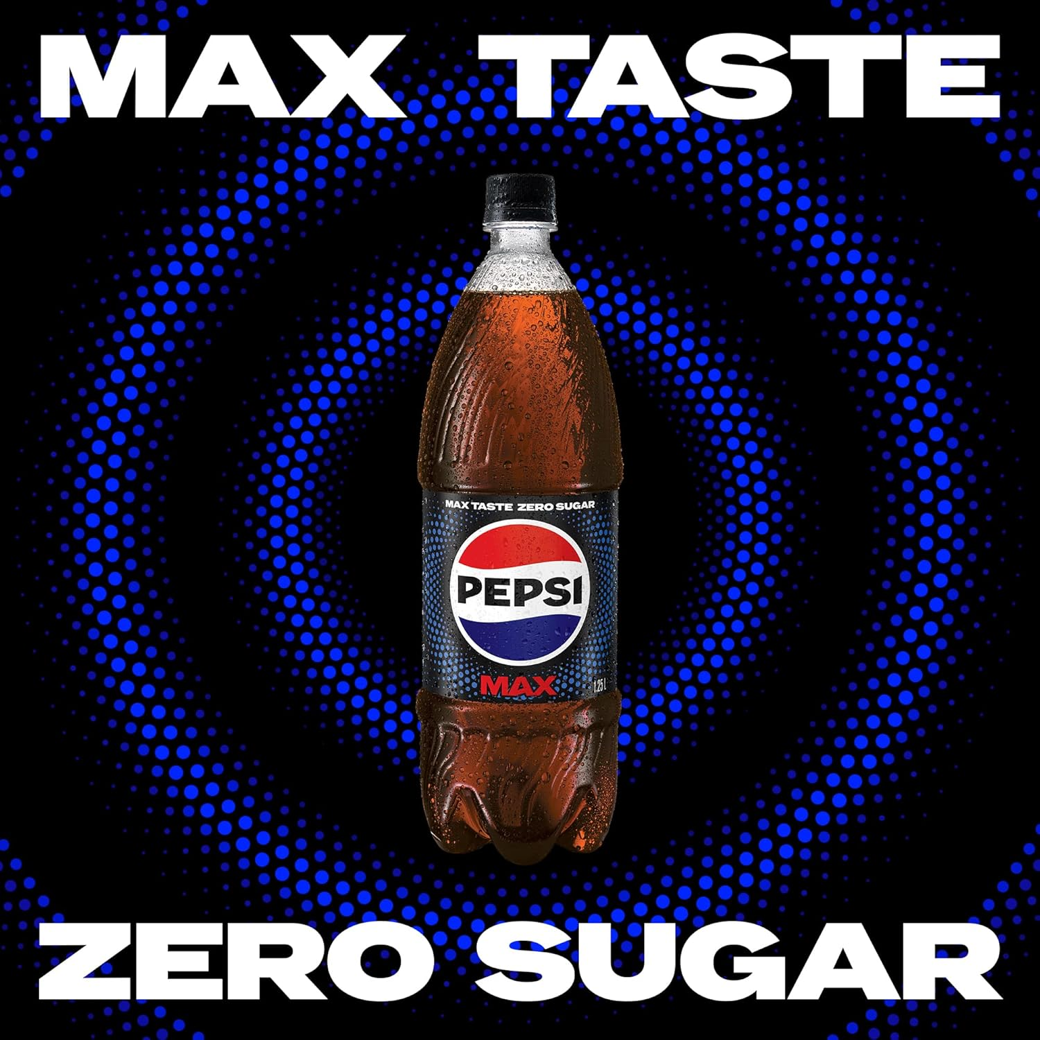 Pepsi Max Zero Sugar Cola Soft Drink, 12 X 1.25L image number 2