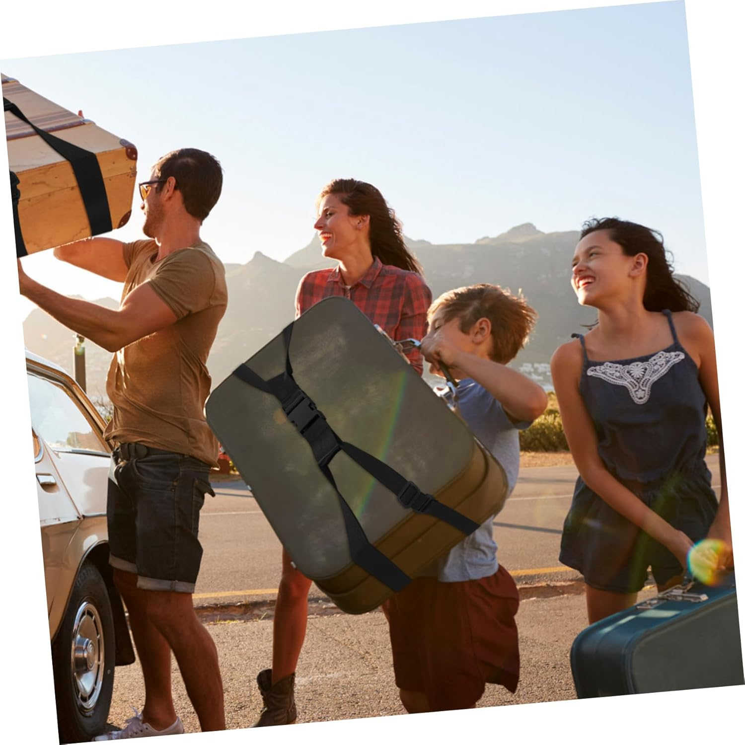 TEMPNAP Adjustable Suitcase Straps Luggage Straps for Suitcases Bag Luggage Polyester Belts Travel Attachment image number 4