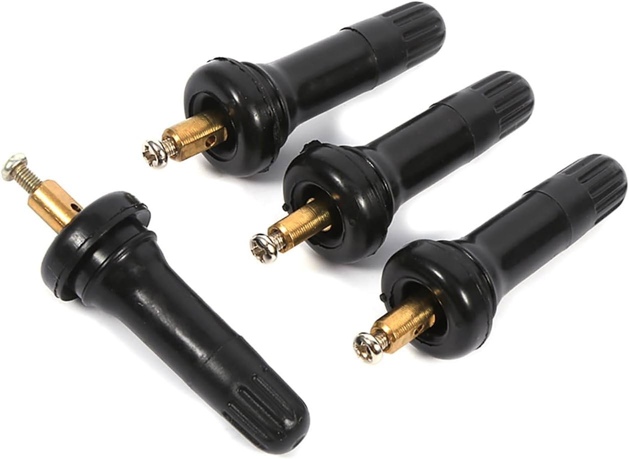 Akozon Tire Pressure Monitoring TPMS Anti-Explosion 4 Pieces Tire Valve Stems image number 4