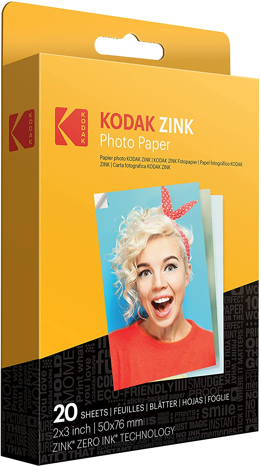 Kodak Step Wireless Mobile Photo Mini Printer (White) Go Bundle image number 5