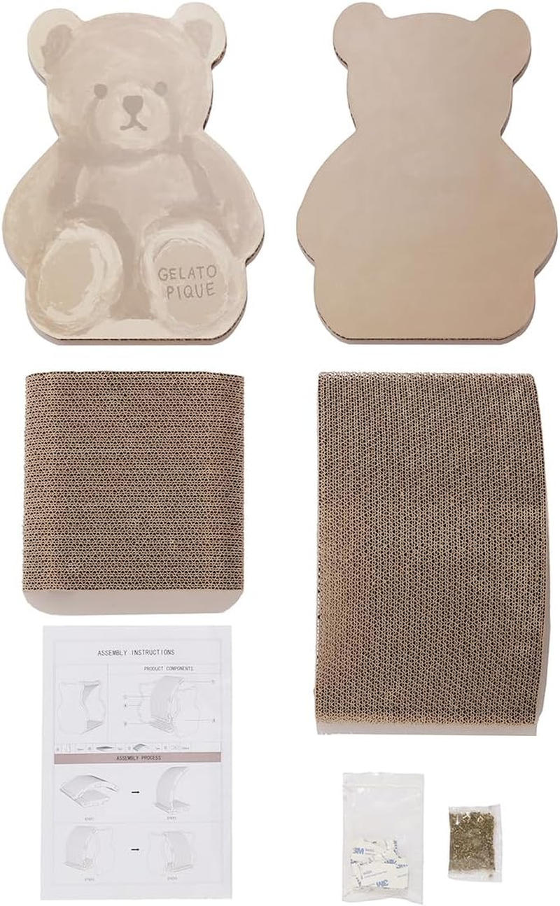 Gelato Pique Cat & Dog PAGG249099 BRW F Bear Motif Nail Sharpener, Braun, F image number 5