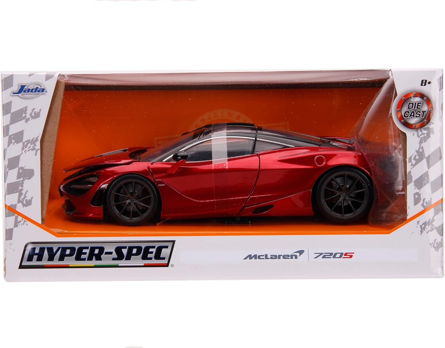 Jada Toys Hyperspec - Mclaren 720S 1:24 Scale Diecast Vehicle, Red image number 1