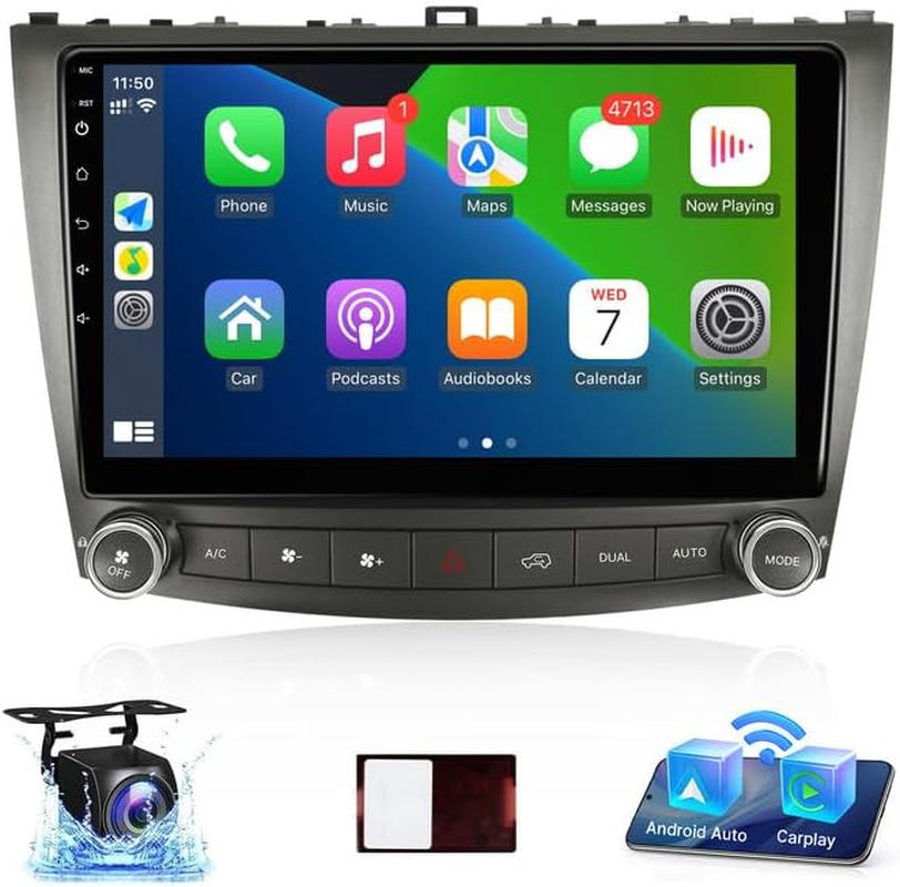 Leadfan Android Car Radio for Lexus IS250 IS300 IS350 2006-2012 Stereo with Wireless Carplay Android Auto, 10.1 Inch Touch Screen for Lexus Stereo in Dash GPS Navi Bluetooth FM Wifi SWC (2+32G) image number 3