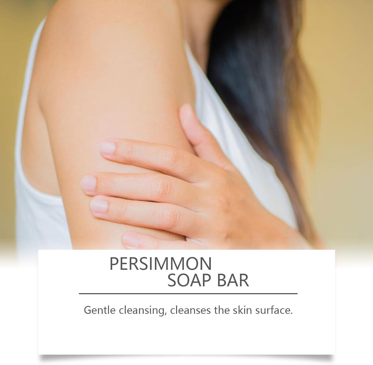 Persimmon Soap Bar for Body Odor Control &ndash; Natural Deodorant Body Wash for Face & Body &ndash; Handmade Soap for Old People Smell, Cleansing for All Skin Types (1) image number 1