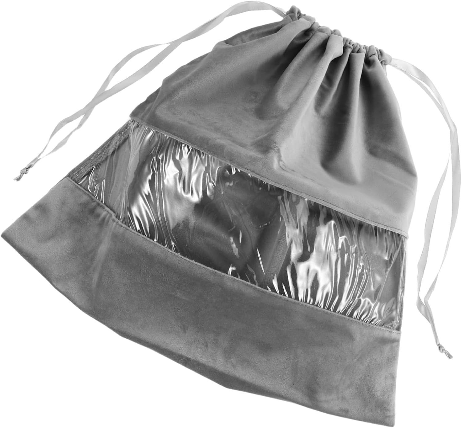 LOLIPPYY Portable Drawstring Hair Dryer Bag Lightweight Velvet Dustproof Storage Pouch for Travel and Home Multi Functional Organizer for Curling Tools Shoes and Small Items