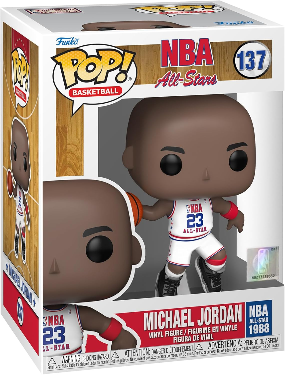 FUNKO POP! NBA: Legends -Michael Jordan (1988 NBA All Stars) image number 5