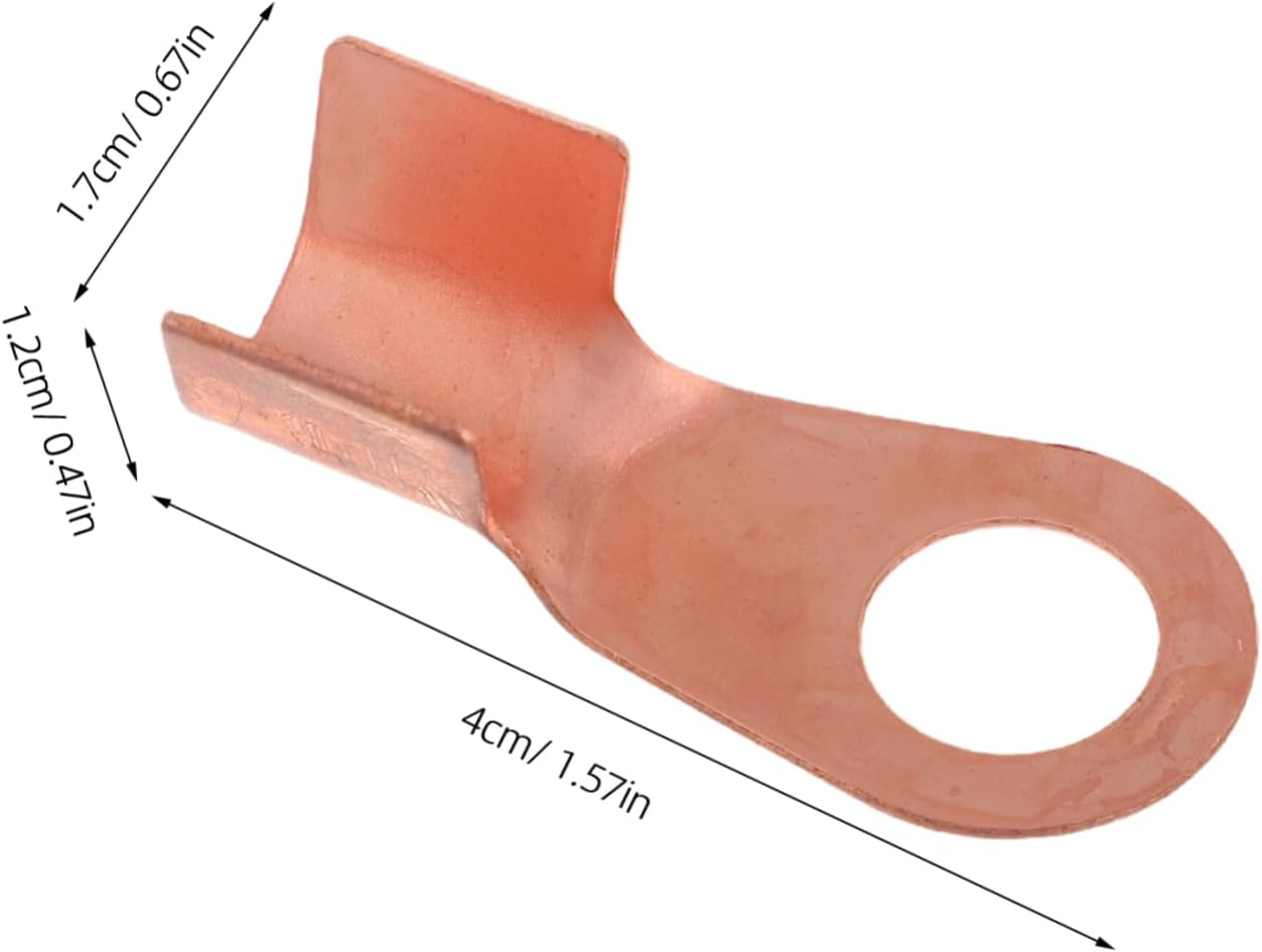 Mikinona 20Pcs Efficient Car Repair Tool Magnetic Welding Ground Clamp Wire Tail for Automotive and Welding