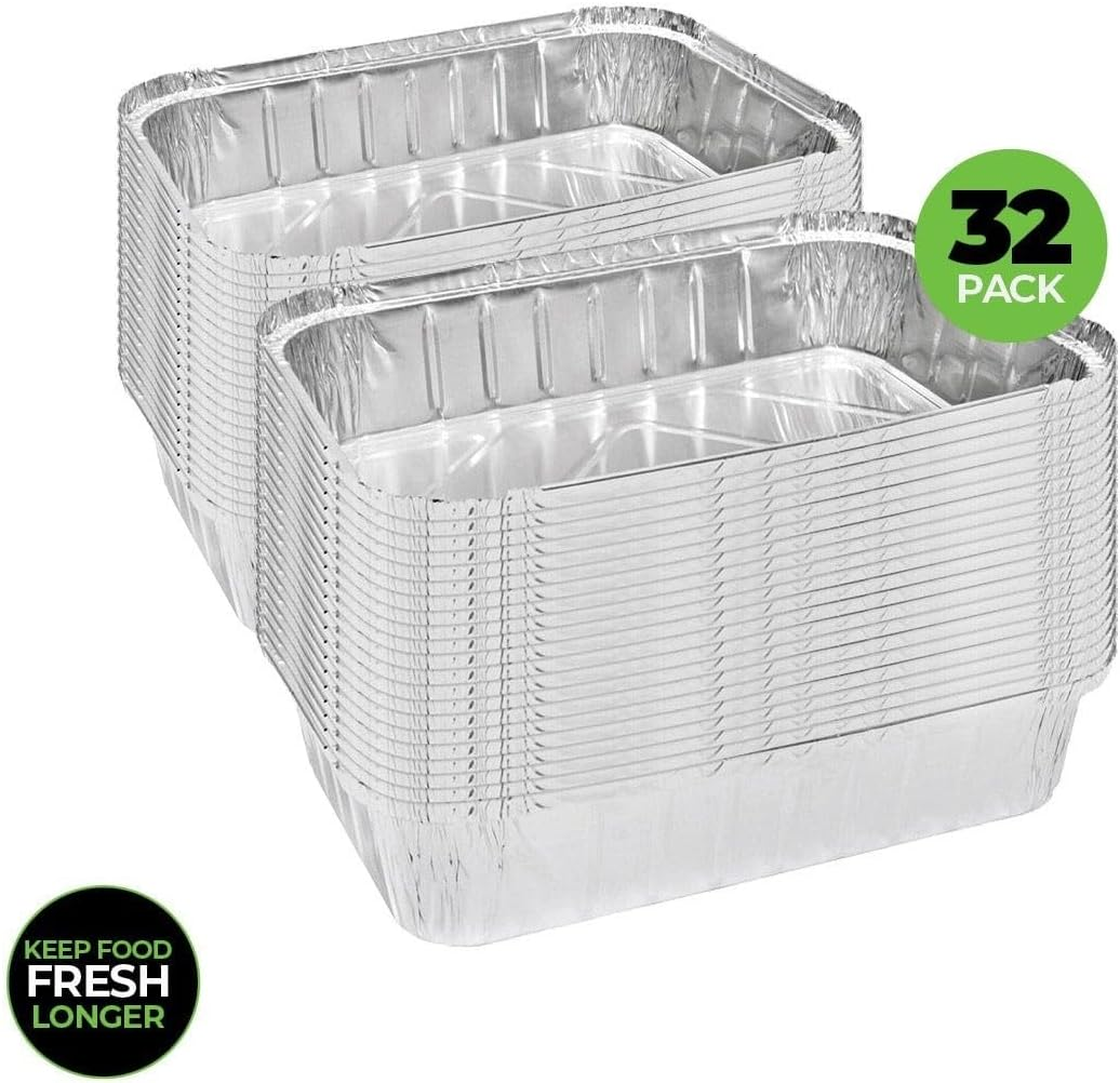 Home Master 4PK Aluminium Deep Foil Trays Durable Premium Quality 21Cm image number 2