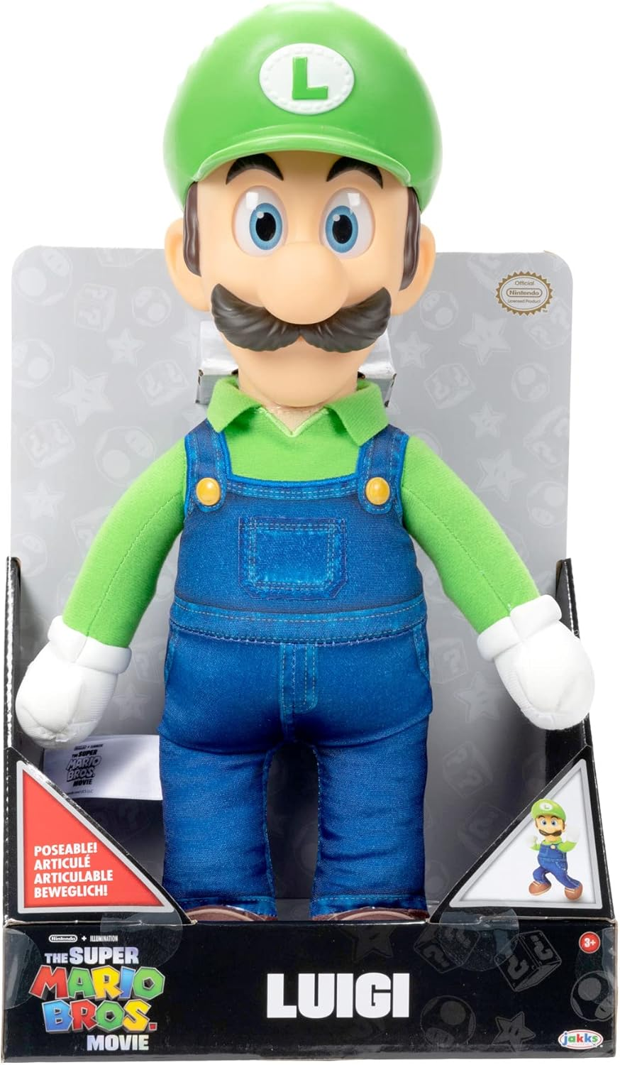 Super Mario Movie Roto Luigi Plush Toy, 30 Cm image number 4