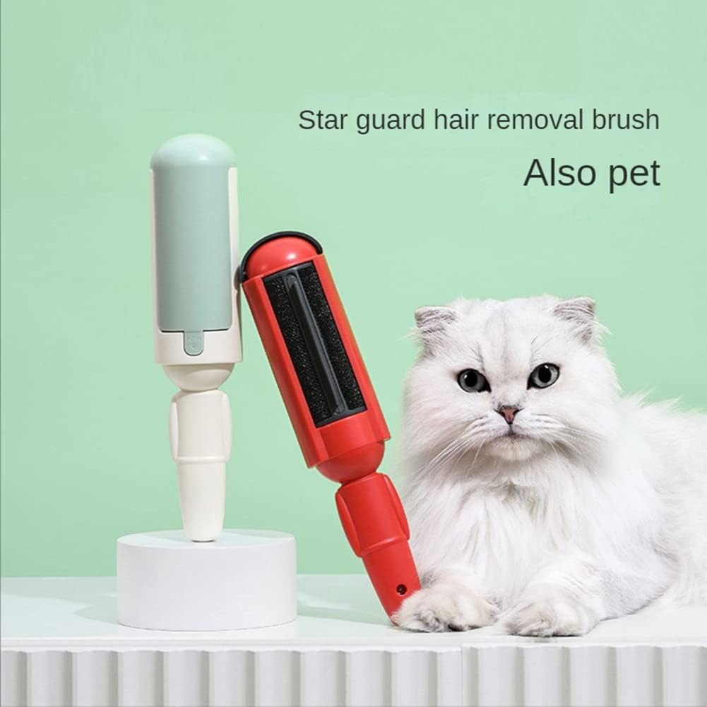 VENEKA Multi-Purpose Double-Sided Brusher Pet Hair Removal Roller Dog Hair Removal Brush Adhesive for Pets Green image number 3