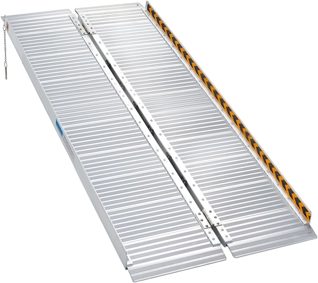 5Ft Aluminium Foldable Wheelchair Ramp with Carry Handle image number 3