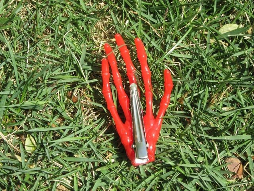 20Pcs Funny Skull Skeleton Hand Bone Claw Hair Clips Hairpins