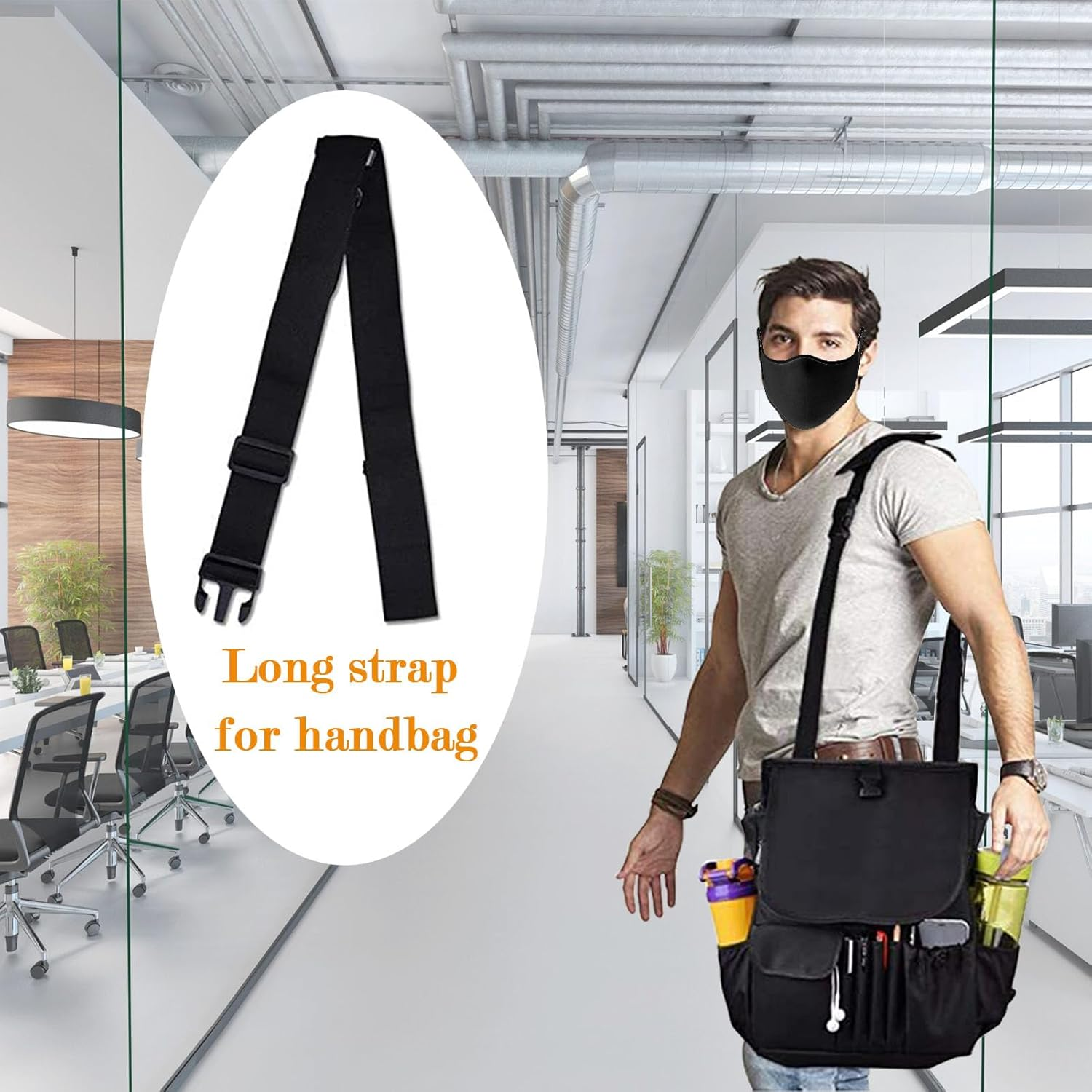 Car Seat Organizer,Car Organizer Can Be Hung or Carried over Both Shoulders,Backseat Cars Organizer with Laptop Storage or Car Truck Trunk Van image number 2