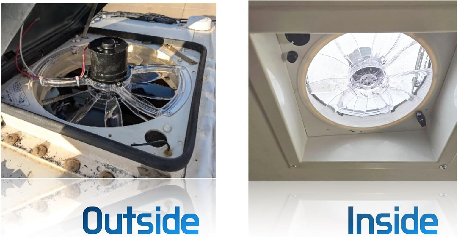 Fan Blade - 13.8 Inch - Fantastic Fan Replacement Kit - Blade and Motor Assembly - RV Compatible image number 1