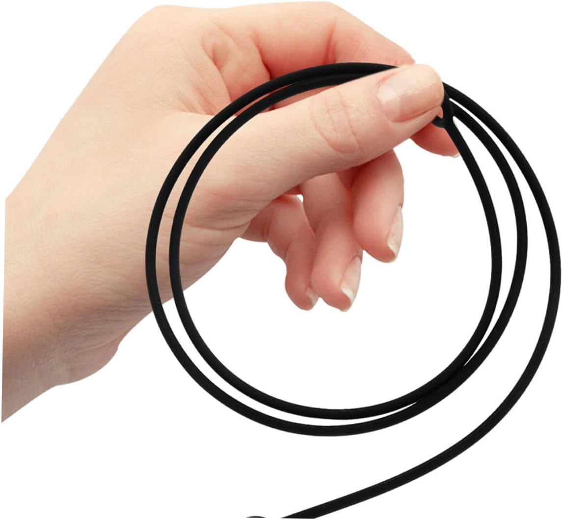 Operitacx Earbud Replacement Lanyard Cord for Ear Plugs Universal Silicone Detachable Strap Lightweight Black Suitable for Travel and Daily Use image number 2