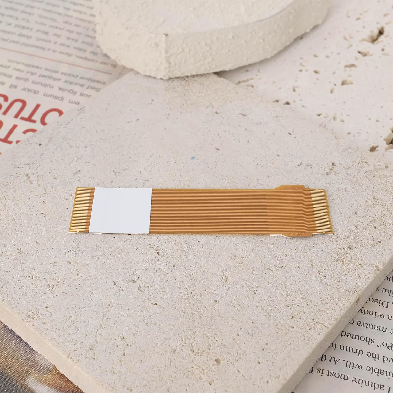 5Pcs Slim 30000/50000X Laser Flex Ribbon Cable Copper Compatible with Sony Playstation 2 and Compatible with Playstation 2 Slim Consoles with Double Sided Tape image number 2