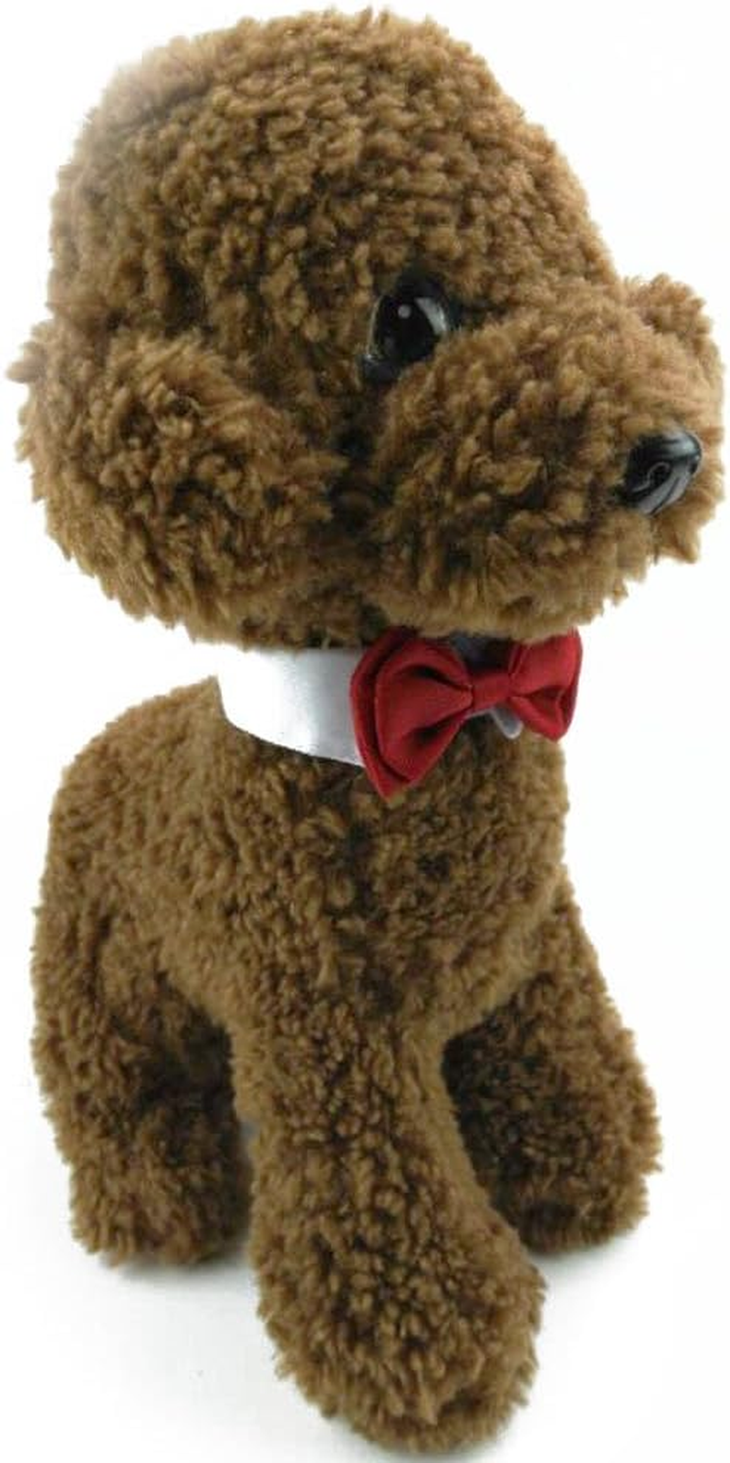 Diyafas 2 X Pet Dog Cat Puppy Tie Adjustable Cotton Collar Red Bow Tie Formal Bowknot Necklaces image number 3