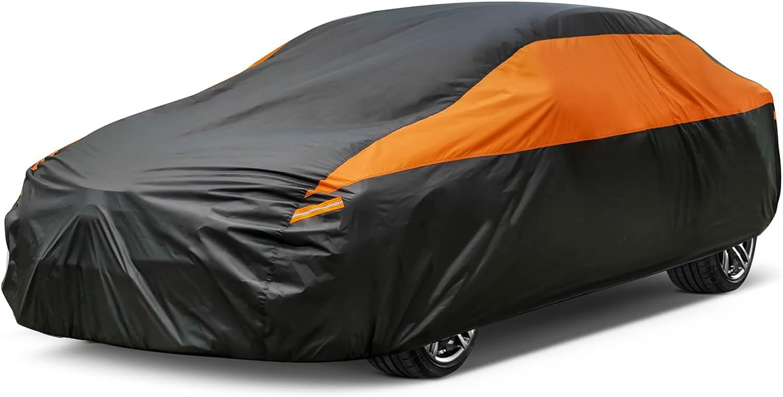 SUV Car Cover for Automobiles All Weather Waterproof, Universal Fit Toyota Highlander, Honda Pilot, Nissan Pathfinder/Murano, BMW X5/X6, Infiniti FX35 Etc.