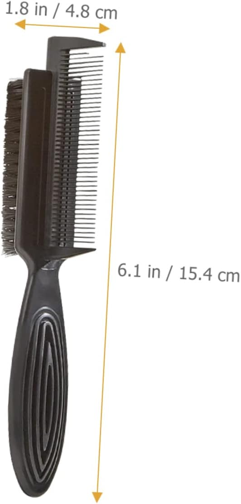 Healvian 10Pcs Hairbrushes Brush for Slicking Hair Back Teasing Brush Parting Comb Cleaning Tool for Home Salon image number 1