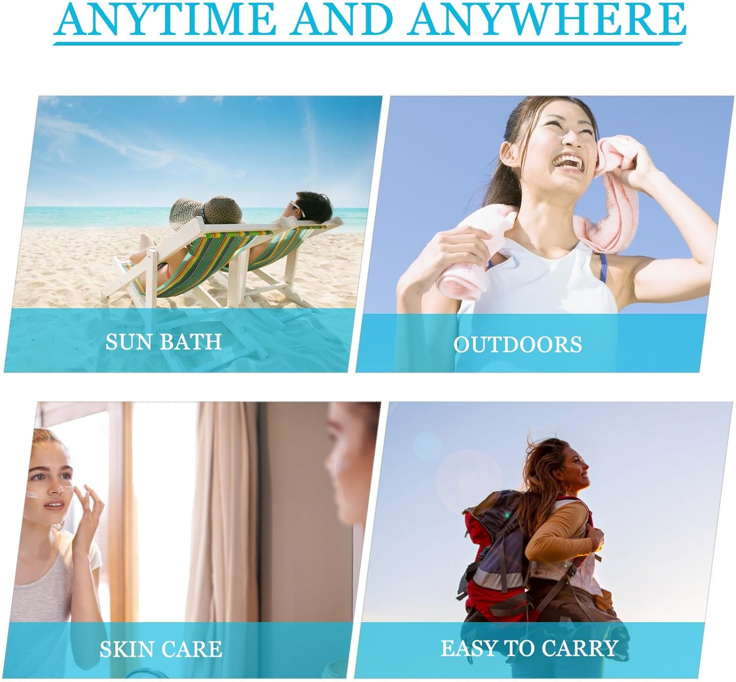 TOPPERFUN 2Pcs USB Nano Facial Mister Sprayer Portable Face Humidifier Machine with Ultra Fine Mist for Deep Hydration and Skin Moisturizing Care image number 1