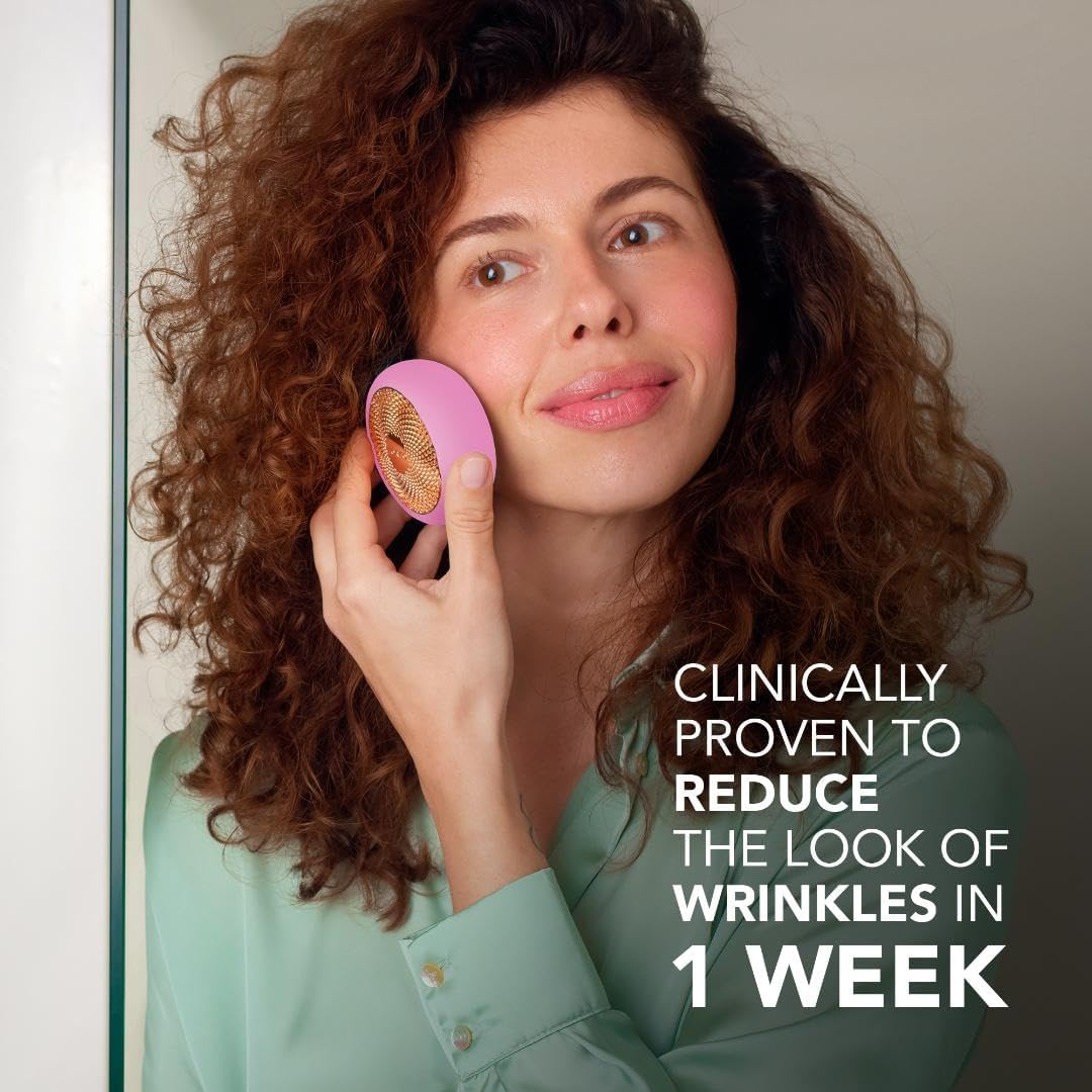 FOREO UFO 2 Supercharged Face Mask - Warming - Face Moisturizer - Dark Spot & Acne Scar Treatment for Face - anti Aging &ndash; Nourishing - Pearl Pink image number 5