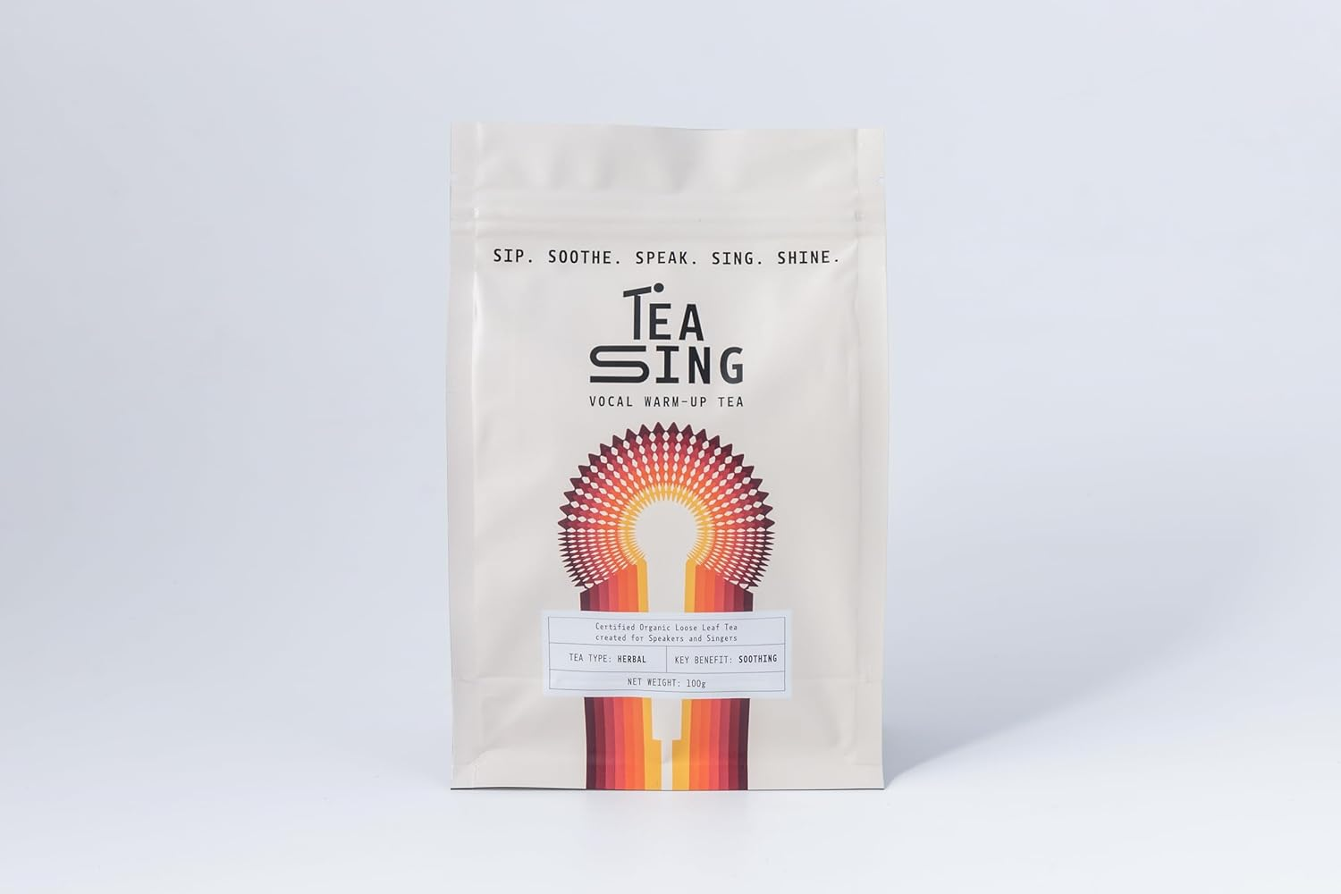 Tea-Sing Vocal Warm-Up Tea - Herbal Loose-Leaf Tea Blend for Singers, Speakers, and Performers - 100G image number 1