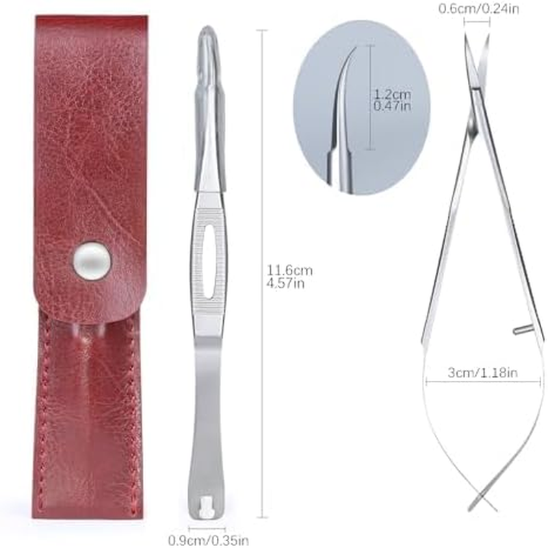 Jerssamy Cuticle Scissors Extra Fine Curved Professional Ultra Sharp Precise Pointed Tip Cuticle Trimmer Cutter for Hang Nails and Dry Skin image number 3