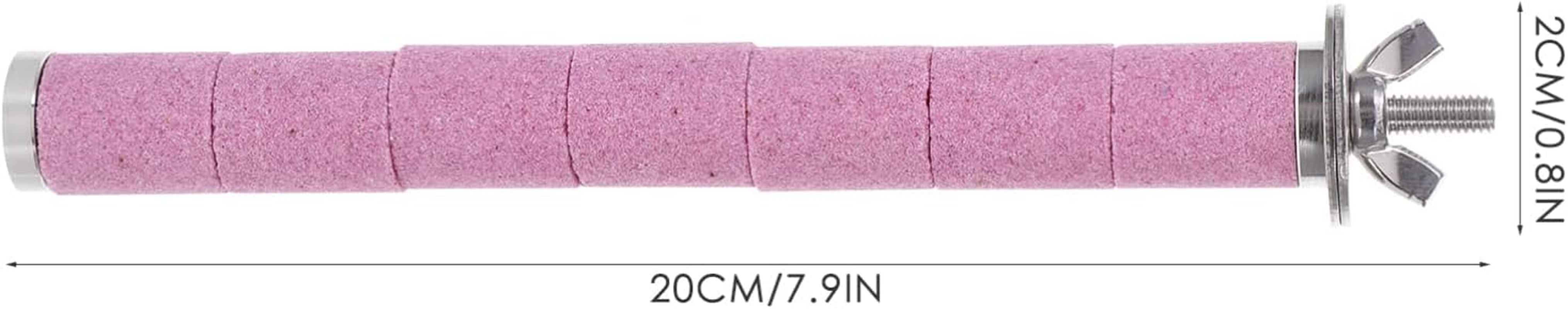 Mipcase Parrot Perch Bird Cage Stand Rope Perch Bird Foot Toys Bite-Resistant Parrot Scratching Stick image number 5