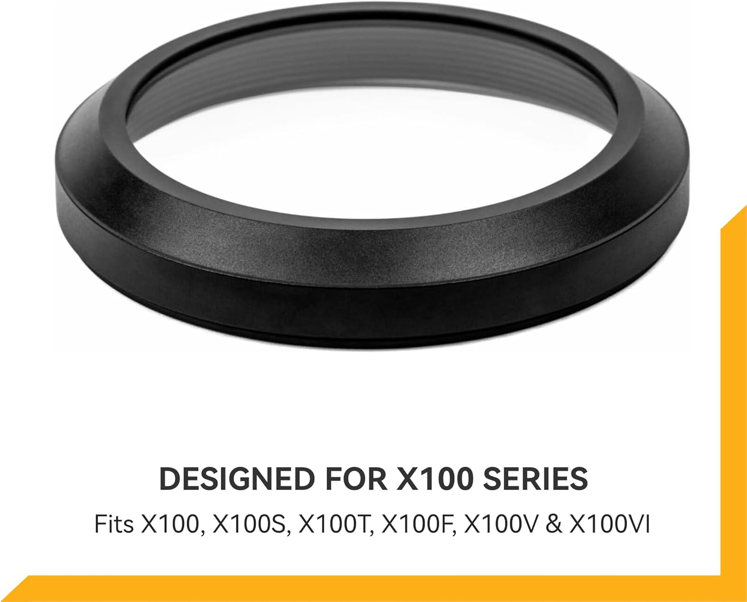 Nisi - NC UV (Black Frame), Camera Lens Protector Filter for Fujifilm X100 Series (X100, X100S, X100F, X100T, X100V, X100VI), Ultraviolet Filter, UV Protection, Optical Glass, Waterproof Nano Coating - Silver image number 5