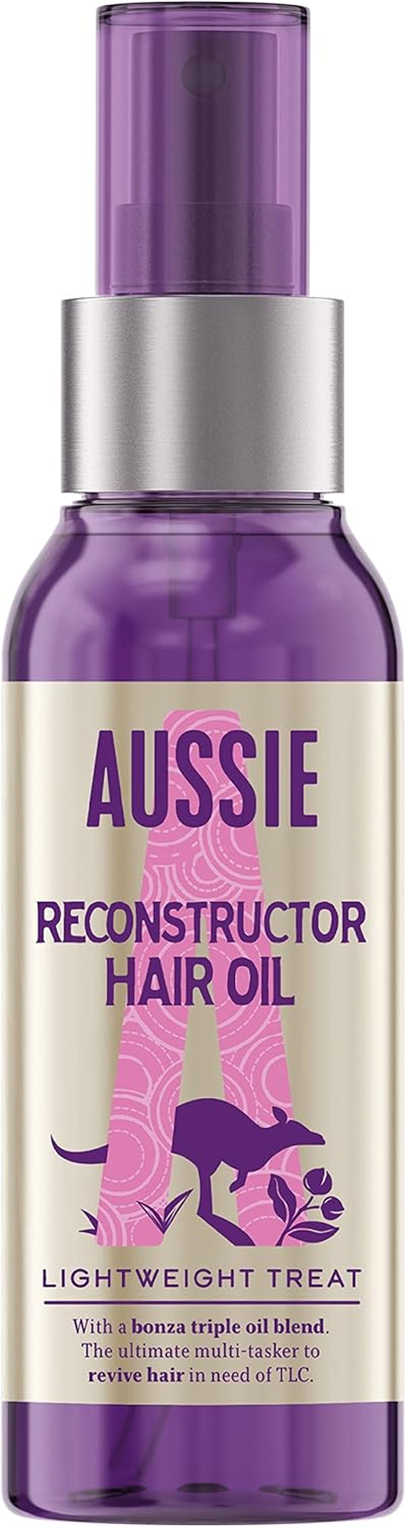 Aussie 3 Miracle Hair Oil Reconstructor with Macadamia Hair Oil for Damaged Hair 100 Ml image number 1