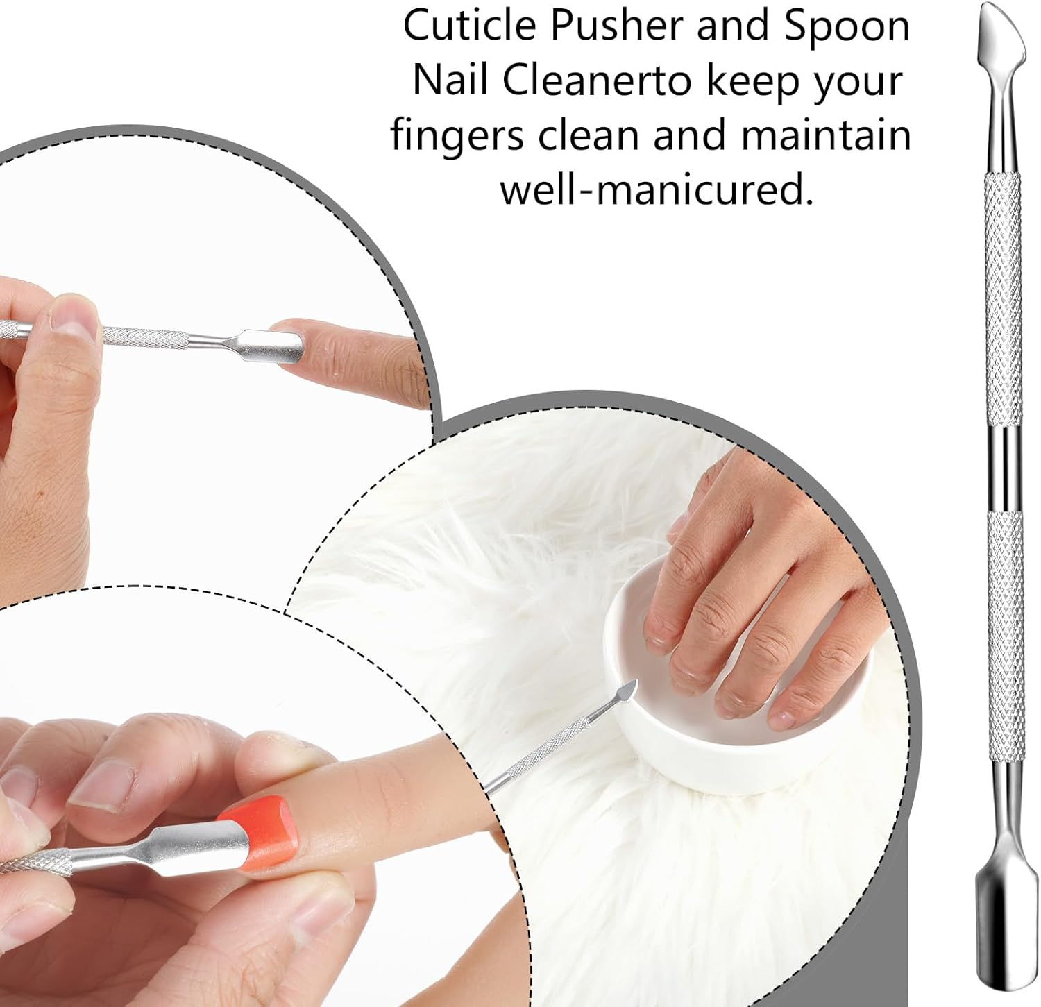 7 Pack Ingrown Toenail Removal Kit, Stainless Steel Ingrown Toenail Treatment Tool, Professional Ingrown Toenail File and Ingrown Toenail Lifters, Nail Pedicure Tool Kit under Nail Cleaner Tools image number 2