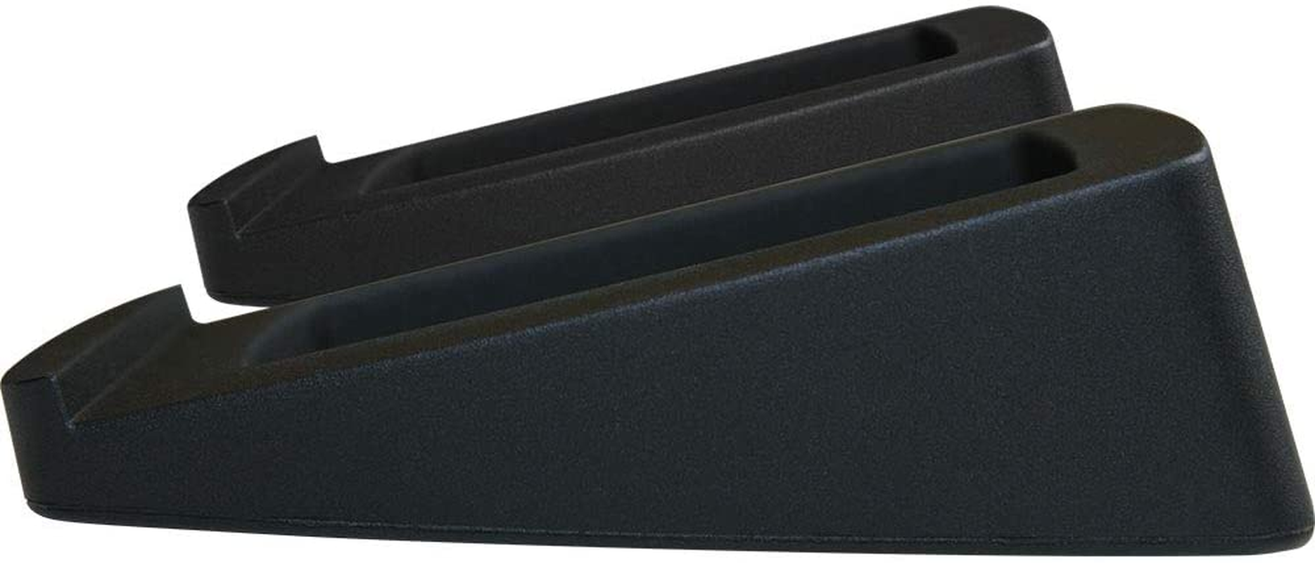 Audioengine DS2 Desktop Speaker Stands Pair - Vibration Damping 15 Degree Tilted Silicone Rubber Tabletop Stands Improve Sound - Acoustic Brilliant - Medium and Largesize image number 5