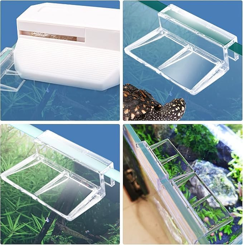 Acrylic Aquariums Fish Tank Glass Cover Clips, 16Pcs Clear Fish Tank Glass Cover Clips, Fish Tank Lid Clear Acrylic Aquarium Cover Support Clamps, 10Mm Thick