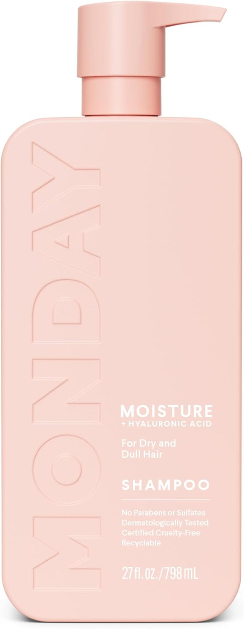 MONDAY HAIRCARE Moisture Shampoo for Dry, Coarse, Stressed, Coily & Curly Hair, Made from Coconut Oil, Rice Protein, Shea Butter, & Vitamin E, 798Ml image number 6