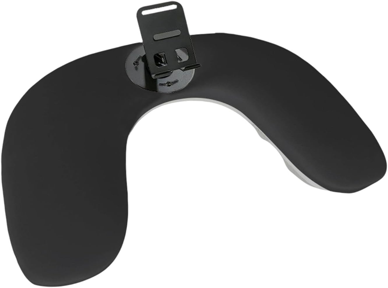 Folpus U Shape Arm Rest, Detachable with Phone Holder, Sturdy Support Portable Hand Rest for Nail Technician Nail Salon Supplies, Black