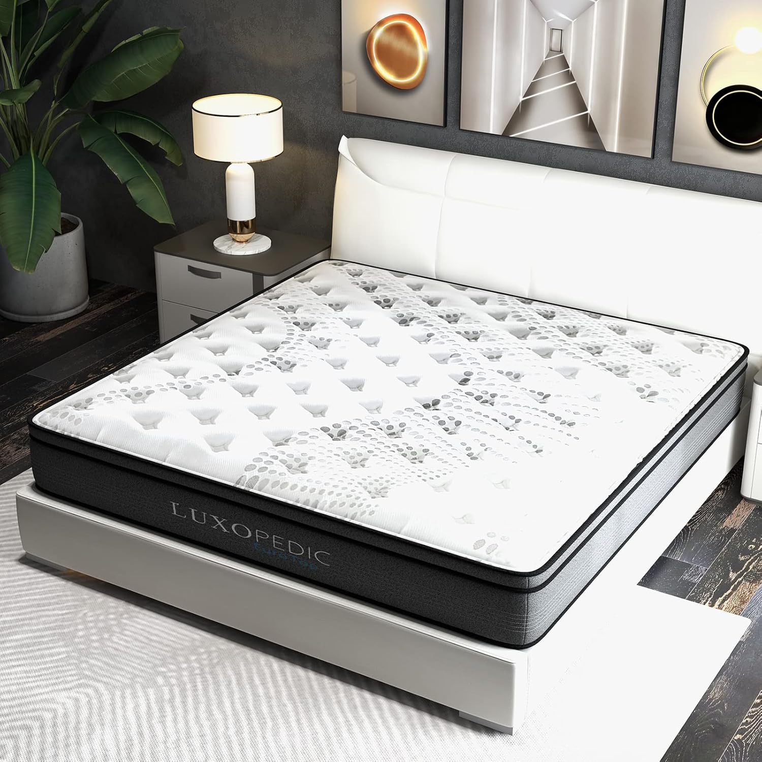 Royal Comfort Luxopedic Eurotop 5 Zone Pocket Spring Mattress, King image number 6