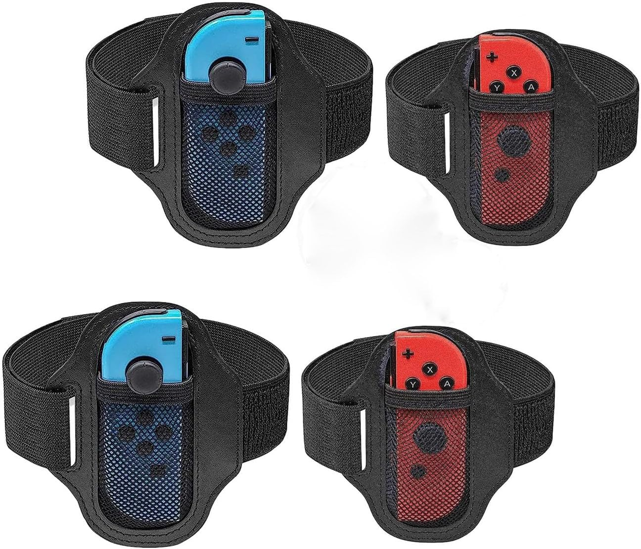 Songholee Leg Strap for Nintendo Switch Sports Play Soccer/For Switch OLED Model Ring Fit Adventure Bundle Leg Fixing Band,Adjustable Adults Elastic Sports Strap for Nintendo Switch Sports9 (4)
