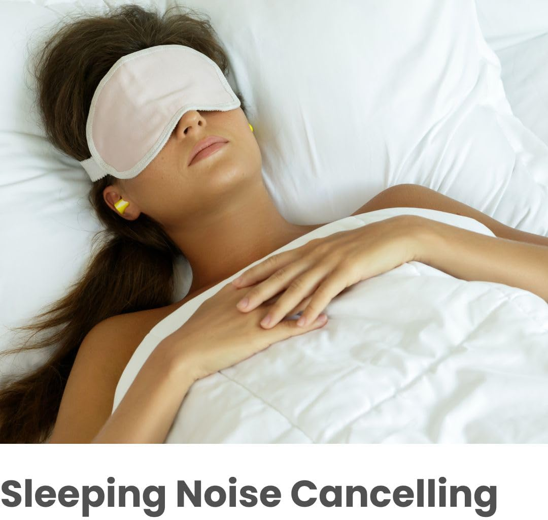 Shield Right 200 Pairs Ear Plugs, Uncorded, Individually Packaged, for Sleeping Hearing Protection Travel, Study, Concentration, Construction Site (Orange, One Size) - Orange image number 3