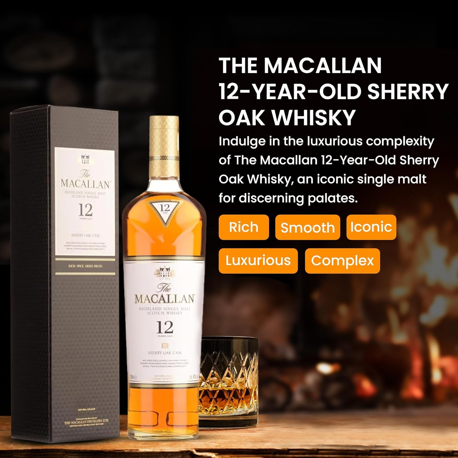 Luxury Whisky & Gourmet Delights Gift Hamper, Quality Spirit & Snacks Collection, Perfect Birthday or Thank You Gift, Thoughtfully Curated image number 3