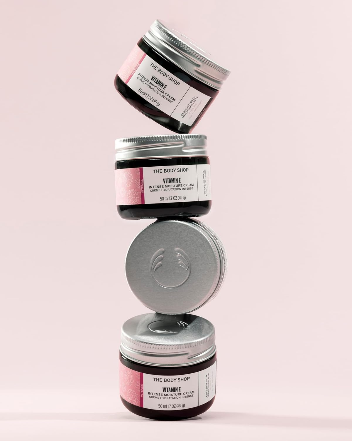 The Body Shop Vitamin E Intense Moisturizer, for Dry Skin, with Hyaluronic Acid, 72Hr Hydration, Vegetarian, 1.7 Oz image number 3