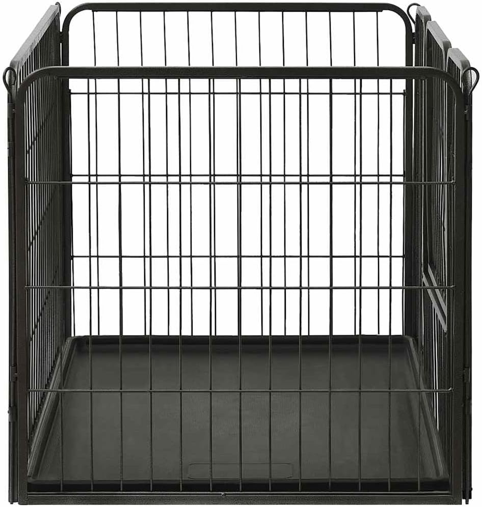 Puppy Playpen Steel 91.5X59X61Cm Pet Exercise Pen Dog Fence Indoor Outdoor image number 3