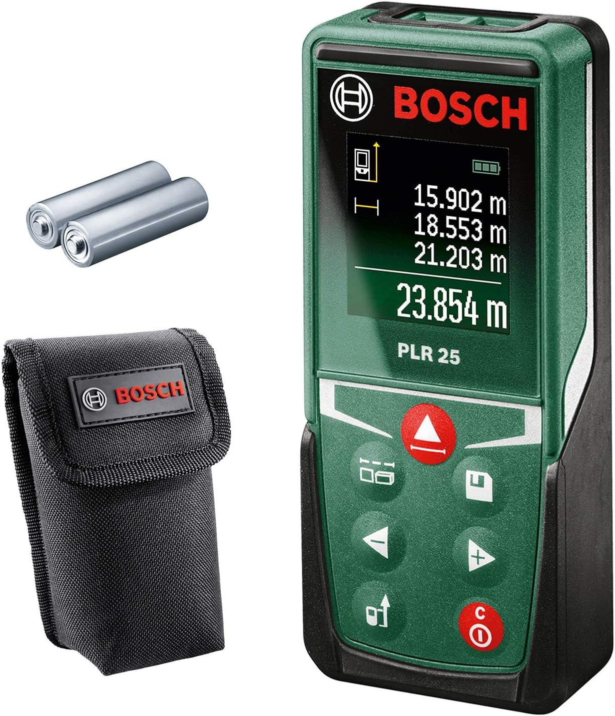 Bosch Home & Garden Digital Laser Distance Measure PLR 50 C 50M (Measuring up to 50M, Protective Case, Hand Strap, 3 X AAA 1.5 V Batteries Included, in Box) image number 2