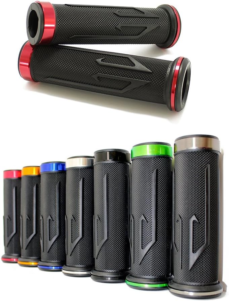 Universal Motorcycle Arrow Rubber Gel Hand Grips for 7/8" 22Mm Handlebar Sports Bike Chopper Cruiser Bike image number 6